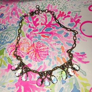 J, Crew crystal necklace